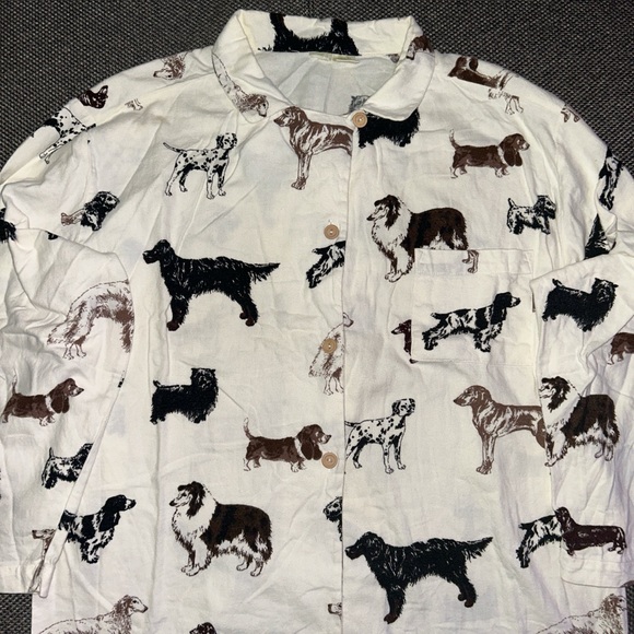 Vintage Dogs All Over Print Button Shirt Size Medium - Picture 2 of 4